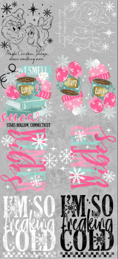 Winter Forever Kai Co 22X48 gang sheet